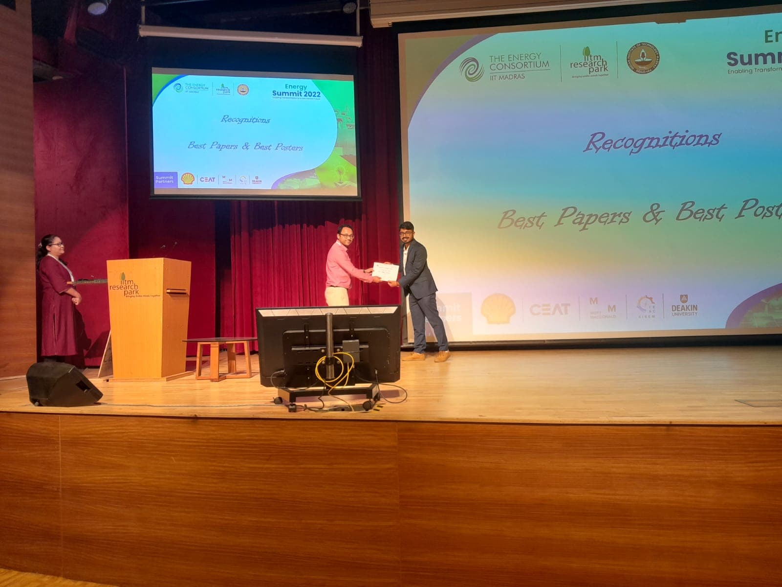 Best Paper Presentation Award